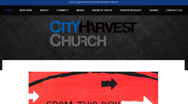 city-harvest-church-website-design