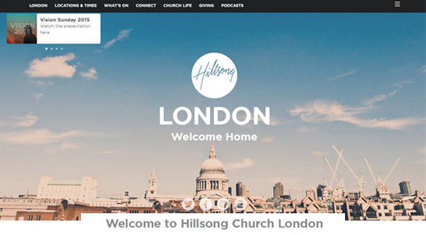 hillsong-church-london-website-design