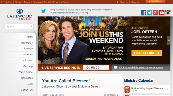 lakewood-church-website-design