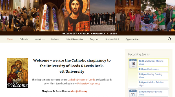 university-catholic-chaplaincy-website-design